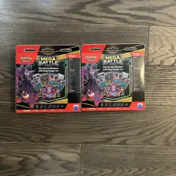 Pokemon Mega Gengar EX Battle Deck Haunter Promo NEW Phantasmal Flames x2 - Image 2