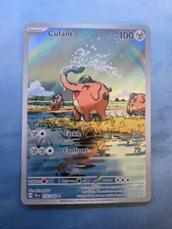 Pokemon TCG Cufant 076/064 Shrouded Fable Full Art Illustration Rare Holo - Image 1