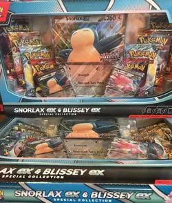 Lot of (2) Pokemon TCG Snorlax ex and Blissey ex Special Collection 🔥🔥 - Image 1