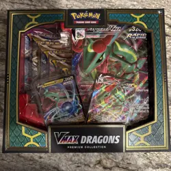 Pokemon VMax Dragons Premium Collection Box: Rayquaza & Duraludon - NEW - Image 1