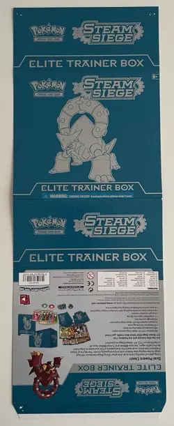 Pokemon XY Steam Siege Volcanion Elite Trainer Box ETB Cover/Poster - Image 1