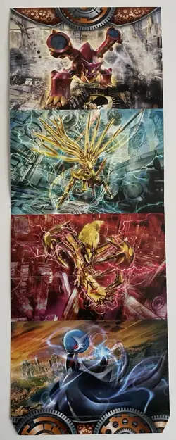 Pokemon XY Steam Siege Volcanion Elite Trainer Box ETB Cover/Poster - Image 2