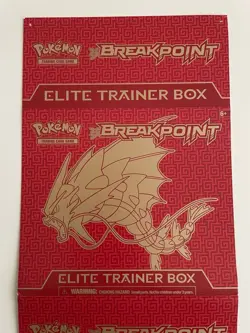 Pokemon XY Breakpoint Gyarados Elite Trainer Box ETB Cover/Poster - Image 5