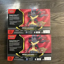 Pokemon TCG Mega Lucario EX Figure Collection Box X2 - Image 2