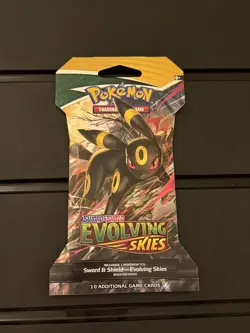 Pokemon TCG Evolving Skies Sleeved Booster Pack New Sealed - Image 1