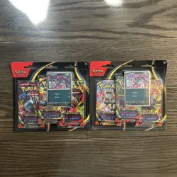 Pokemon TCG: Phantasmal Flames Weavile 3-Pack Blister Box Set SHIPS NOW - Image 1
