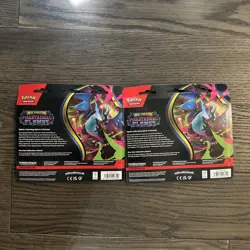 Pokemon TCG: Phantasmal Flames Weavile 3-Pack Blister Box Set SHIPS NOW - Image 2