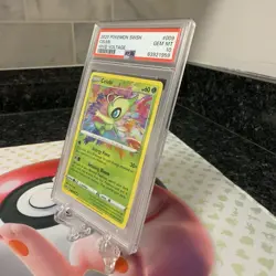 2020 Pokemon Celebi Vivid Voltage Holo PSA 10 Gem Mint - Image 3