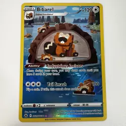 Pokemon TCG Bibarel GG25/GG70 SWSH Crown Zenith Galarian Gallery Full Art NM - Image 1
