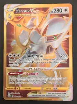 Pokemon Arceus VSTAR 184/172 Gold Secret Rare Brilliant Stars Holo - Image 1