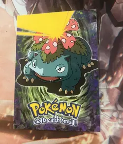 Pokemon Topps - Venusaur #E3 (Blue Logo) - TV Animation Edition - LP - Image 1