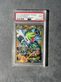 2017 Pokemon Premium Trainer Shaymin EX 77a/108 XY Collection Promo PSA 9 - Image 1