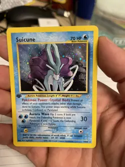 2001 Pokemon Neo Revelation 1st Edition Suicune Holo #14/64 Great Condition!!! - Image 3