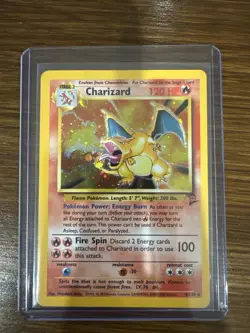 Charizard 4/130 Holo Rare Base Set 2 2000 WOTC HP- Pokemon TCG - Image 1