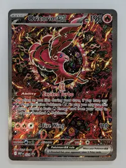 ORICORIO EX 024 Black Star UPC Promo Pokemon TCG Phantasmal Flames NM+ - Image 1