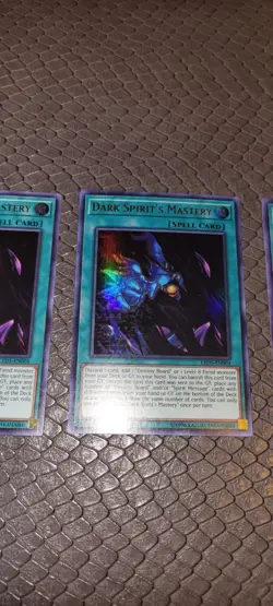 X3 Dark Spirit's Mastery LED5-EN004 Ultra Rare 1st Edition LP - Image 3