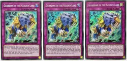 3 x SESL-EN032 Guardian of the Golden Land Secret Rare 1st Ed Lightly Played - Image 1