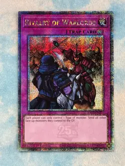 YUGIOH RIVALRY OF WARLORDS QUARTER CENTURY SECRET RARE NM RA03-EN075 - Image 1