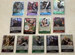 OP 13 Carrying On His Will R & SR & Don Mixed Lot Of 13 Cards ENGLISH - Image 1