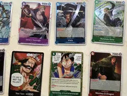OP 13 Carrying On His Will R & SR & Don Mixed Lot Of 13 Cards ENGLISH - Image 2