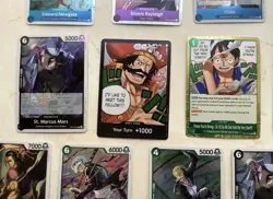 OP 13 Carrying On His Will R & SR & Don Mixed Lot Of 13 Cards ENGLISH - Image 5