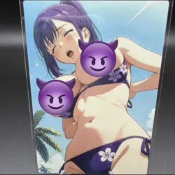 Kushina/Sung/Yoruichi Anime Waifu Card Doujin ACG Goddess Holo - Image 2