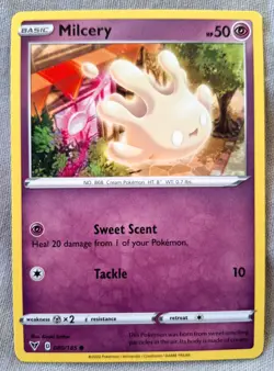 Pokemon Cards: Milcery 80/185 Common Regular | S&S: Vivid Voltage - Pokemon TCG - Image 1