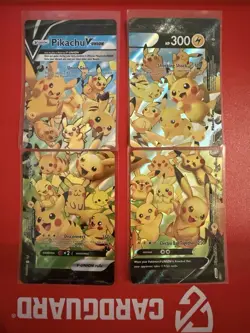 Pikachu V-Union PROMO Set of All 4 Cards - Image 1