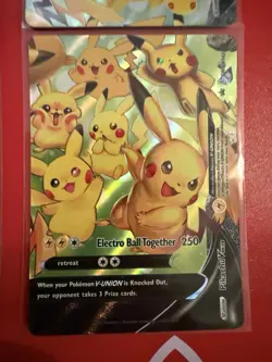 Pikachu V-Union PROMO Set of All 4 Cards - Image 5