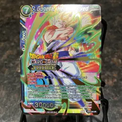 Gogeta Hero Revived BT5-038 JUDGE STAMP Foil Dragon Ball Super Card Game | NM - Image 1