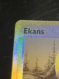 Pokemon Card Ekans 64/100 Reverse Holo EX Sandstorm Foil Vintage WOTC 2003 - Image 2