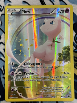 Mew XY110 XY Holo LP Pokemon Card - Image 1
