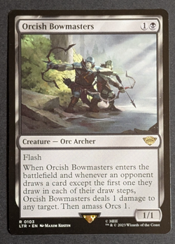 MTG Card - 1x Orcish Bowmasters - NM - Lord of the Rings: Tales of Middle Earth - Image 1