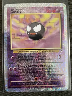 Pokemon Gastly Reverse Holo Card 76/110 Legendary Collection NM - Image 1
