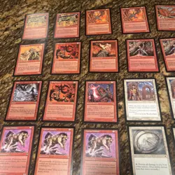 Vintage MTG Magic the Gathering Cards 1990's Unplayed Card Lot Of 220 Plus Lot 4 - Image 3