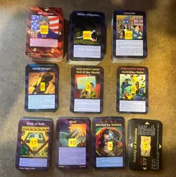 268 CARDS COMMON / UNCOMMON SET UNLIMITED 1995 ILLUMINATI NEW WORLD ORDER INWO - Image 1