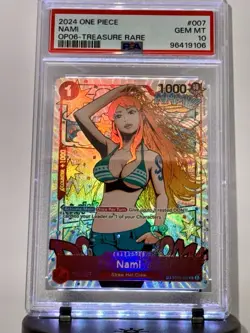 Nami OP06 Treasure Rare TR PSA 10 One Piece Card Game English - Image 1