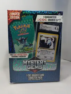 Pokemon Mystery Gems 1 CGC Graded Card & Booster Pack 2025 Limited Edition - Image 2