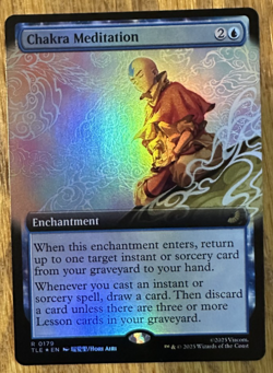 MTG: Avatar: The Last Airbender Eternal-Legal, Chakra Meditation - Extended Foil - Image 1