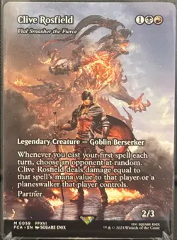 MTG Final Fantasy Clive Rosfield Showcase Through the Ages (Mythic) - Image 1