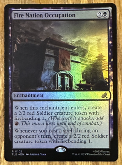MTG: Avatar: The Last Airbender Eternal-Legal, Fire Nation Occupation - Foil - Image 1