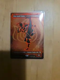 Fire lord Zuko NEON INK FOIL (Magic The Gathering) (Avatar - ATLA) 0360 NM - Image 2