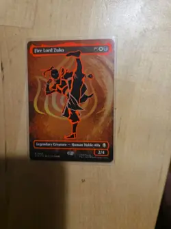 Fire lord Zuko NEON INK FOIL (Magic The Gathering) (Avatar - ATLA) 0360 NM - Image 3