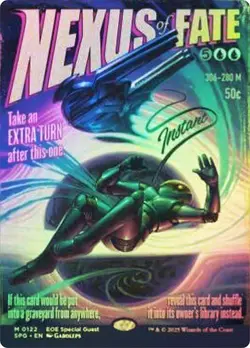MTG - Nexus of Fate - Borderless Foil - Edge of Eternities - Magic the Gathering - Image 1