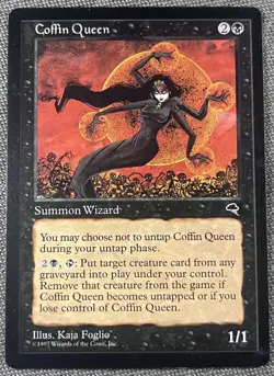 MTG Coffin Queen - Tempest Rare LP - Image 1