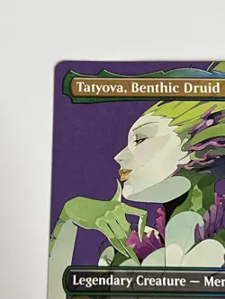 Tatyova Benthic Druid 687 MTG CMM 2023 Mint - 9.0 + Borderless Non Foil - Image 5