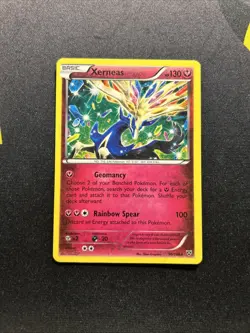 Xerneas 96/146 Cracked Ice EX/MP -Holo Rare Pokemon Card- Theme Deck (4s) - Image 1