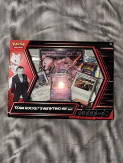 Pokemon TCG Team Rocket's Mewtwo Ex Box Factory Sealed - Image 1