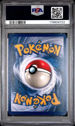 1999 POKEMON FOSSIL 1ST ED #7 HITMONLEE-HOLO PSA 8 - Image 2