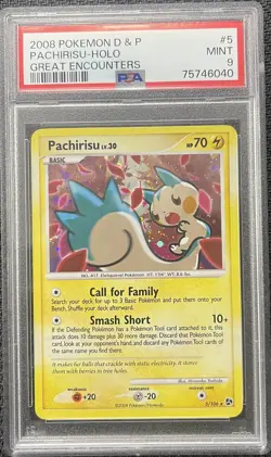 Graded Pokemon - Pachirisu (5/106) Great Encounters PSA 9 - Image 1